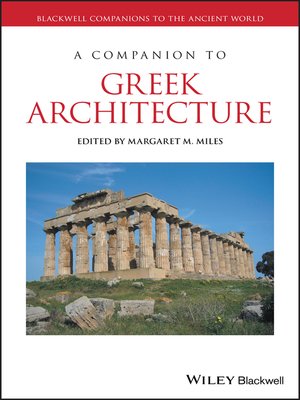 A Companion to Greek Architecture - ebook